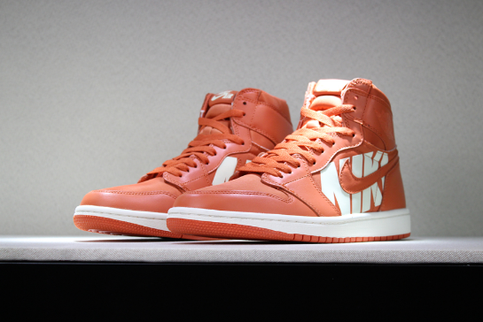 Off-White x Air Jordan 1 Nike Swoosh Orange White